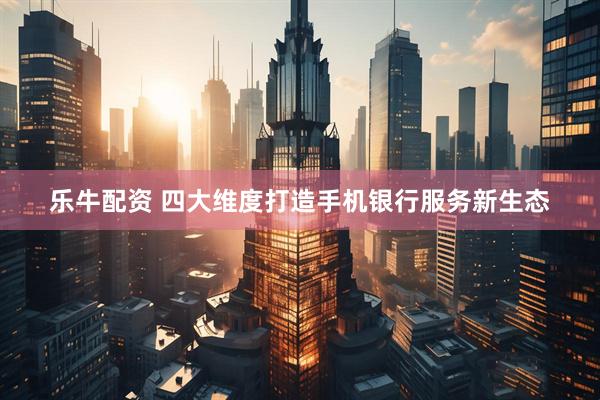 乐牛配资 四大维度打造手机银行服务新生态